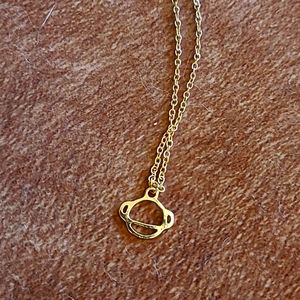 FREE WITH PURCHASE Space Saturn Necklace